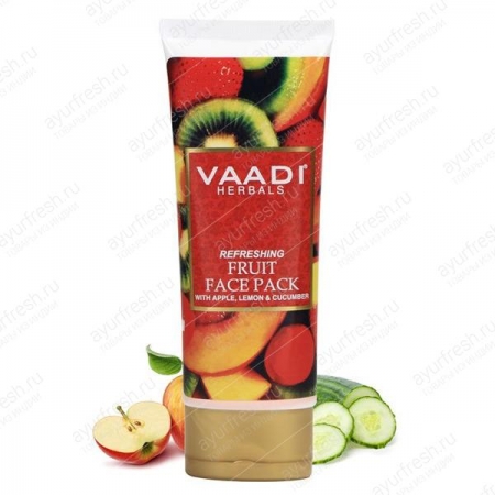 Освежающая фруктовая маска для лица 600 г, Vaadi Refreshing Fruit Face Pack