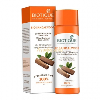 Лосьон для лица Био Сандал SPF 50 190 мл, Biotique