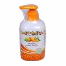 Жидкое мыло Сандал 250 мл бутыль, MEDIMIX HERBAL HANDWASH