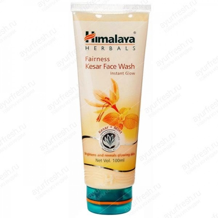 Гель для умывания Шафран - отбеливающий 100 мл, Himalaya Herbals