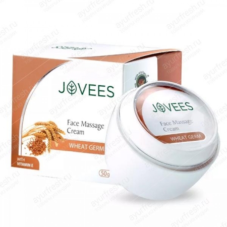 Массажный крем для лица Зародыши пшеницы 350 г, Jovees Wheat Germ Face Massage Cream