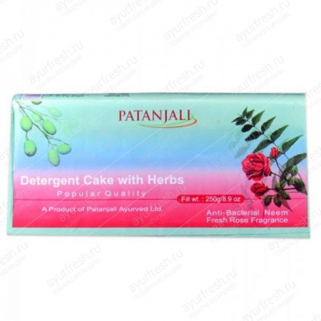Мыло моющее 250 г порошок, Patanjali Popular Detergent Cake