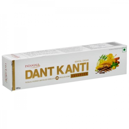 Зубная паста Эдвансед 100 г, Dant Kanti advanced Patanjali