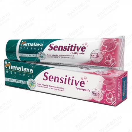 Зубная паста Сенситив 175 г, Sensitive Himalaya Herbals