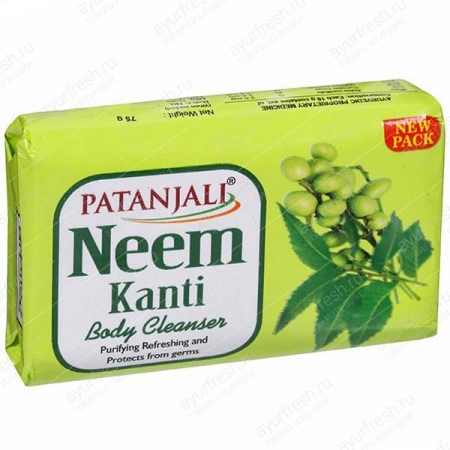 Мыло Ним 150 г, Patanjali Kanti Neem Soap