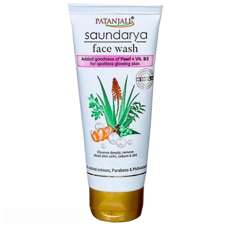 Гель для умывания Саундарья 100 г, Patanjali Beauty Face Wash (Saundarya)