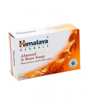 Мыло Миндаль и Роза 125 г, Himalaya Herbals