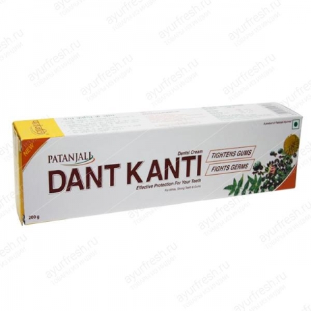Зубная паста Патанджали Дант Канти 200 г, Patanjali Dant Kanti Paste