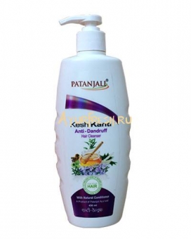 Шампунь против перхоти 450 мл, Patanjali Kesh Kanti Hair Cleanser – Anti Dandruff Shampoo