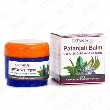 Бальзам Патанджали 25 г, (Patanjali balm)