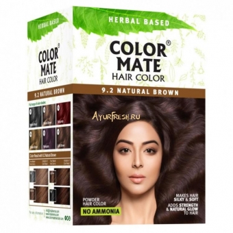 Краска для волос COLOR MATE Heir Color тон 9.2, натуральный коричневый 180 гр