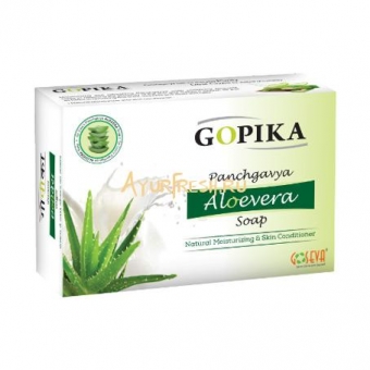 Мыло Панчагавья Алое вера Гопика 75 г, Goseva AloeVera Soap