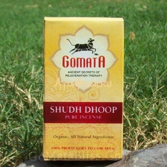 Благовония безосновные Шудх, Gomata Herbal Dhoop Stick 