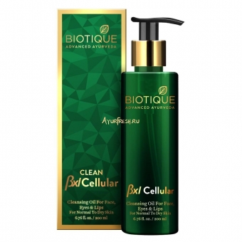 Масло для снятия макияжа с клеточным комплексом 200 мл, Biotique