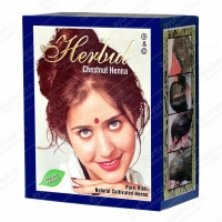 Хна для волос Каштановая Хербул (Chestnut Henna Herbul), 60 гр