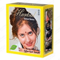 Хна для волос Золотая (Yellow Henna Herbul), 60 гр