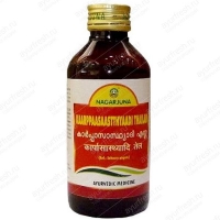 Карпасастхьяди тайлам марки Нагарджуна, 200 мл, Karpasasthyadi taylam Nagarjuna