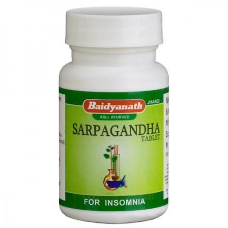 Сарпагандхагхан бати 10 г, Sarpagandhaghan Bati Baidyanath 