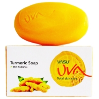 Мыло антисептическое Куркума Васу 125 г, Vasu Turmeric Soap