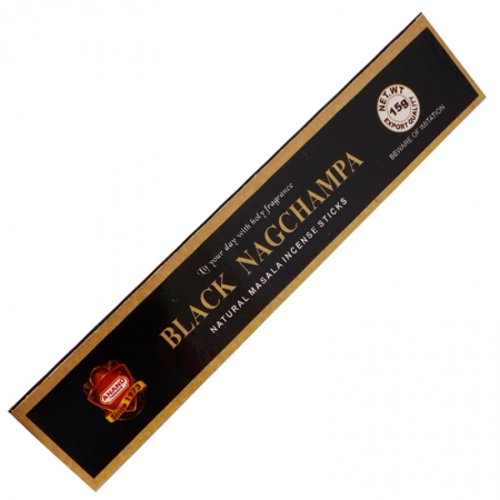 ароматические палочки Чёрная Наг Чампа марки Ананд, 15 грамм, Black Nag Champa Anand