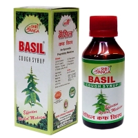 Базилик сироп от кашля марки Шри Ганга, 100 мл, Basil cough syrup Shri Ganga